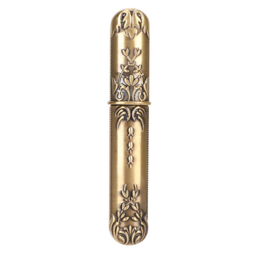 Vintage Needle Case Engraved Stereoscopic Pattern