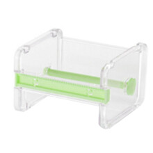 Washi-Tape-Abroller mit Schneidemechanismus, transparent, 2-fach gezahnt