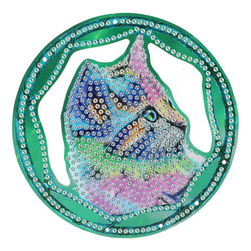 Colgantes atrapasueños de fácil manejo con forma de gato. 2