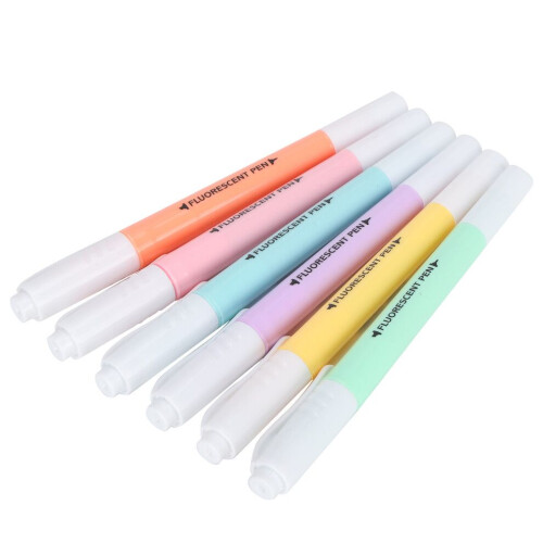 Doppelkopf-Textmarker Kindermalerei 1