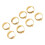 8PCS Knitting Crochet Loop Ring Open Design Alloy 2