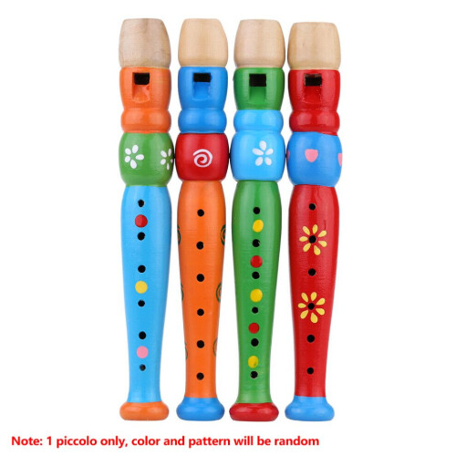 Houten piccolo fluit muziekinstrument 1