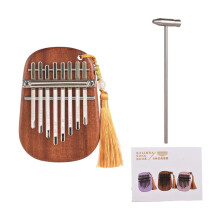 Kalimba Mini Tumpiano 8 Tangenter Bärbar Musikal