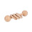 Wood Baby Rattle Teether Toy Solid Beech Early 1