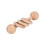 Wood Baby Rattle Teether Toy Solid Beech Early 3