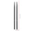 5A Maple Wood Drum Sticks Pair Black for Musical Instruments Drumming Accessory 12