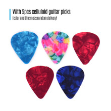 Leather Guitar Picks Holder Case Bag Guitar Shape