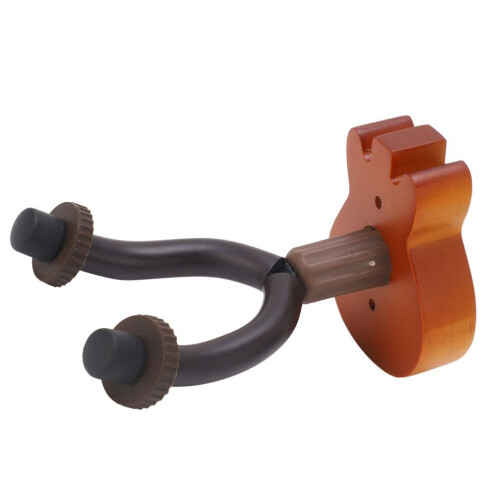 Gitarrhängare Väggmonterad Bokträ Järn 2