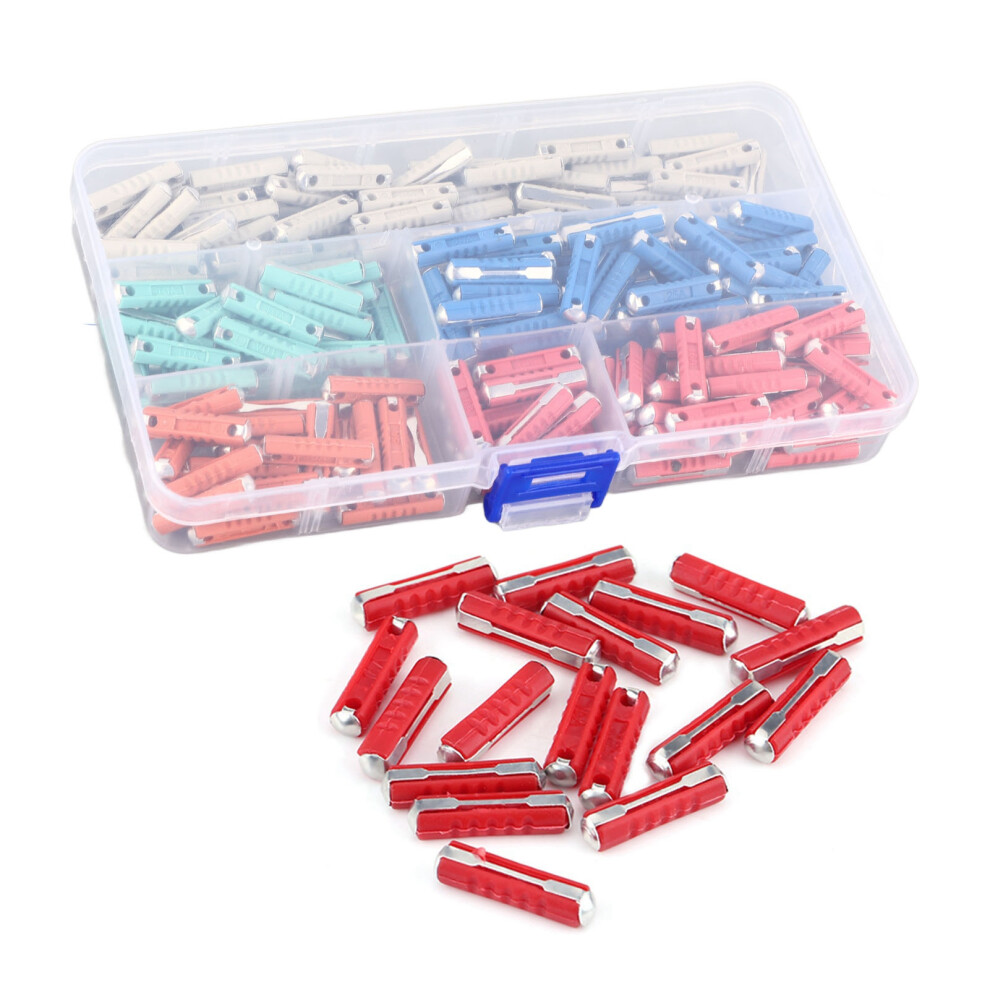 Car Fuses Assortment Kit 200Pcs Multicolor Torpedo Style For European Old Cars 5061362773716