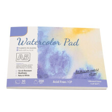 Aquarelpapierblok, katoenen schetsboek voor kunstenaars