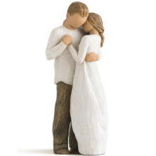 Romantische Paarfigur, Skulptur eines verliebten Paares, liebevolles Geschenk für Hochzeit, Jahrestag, Valentinstag, Geburtstag