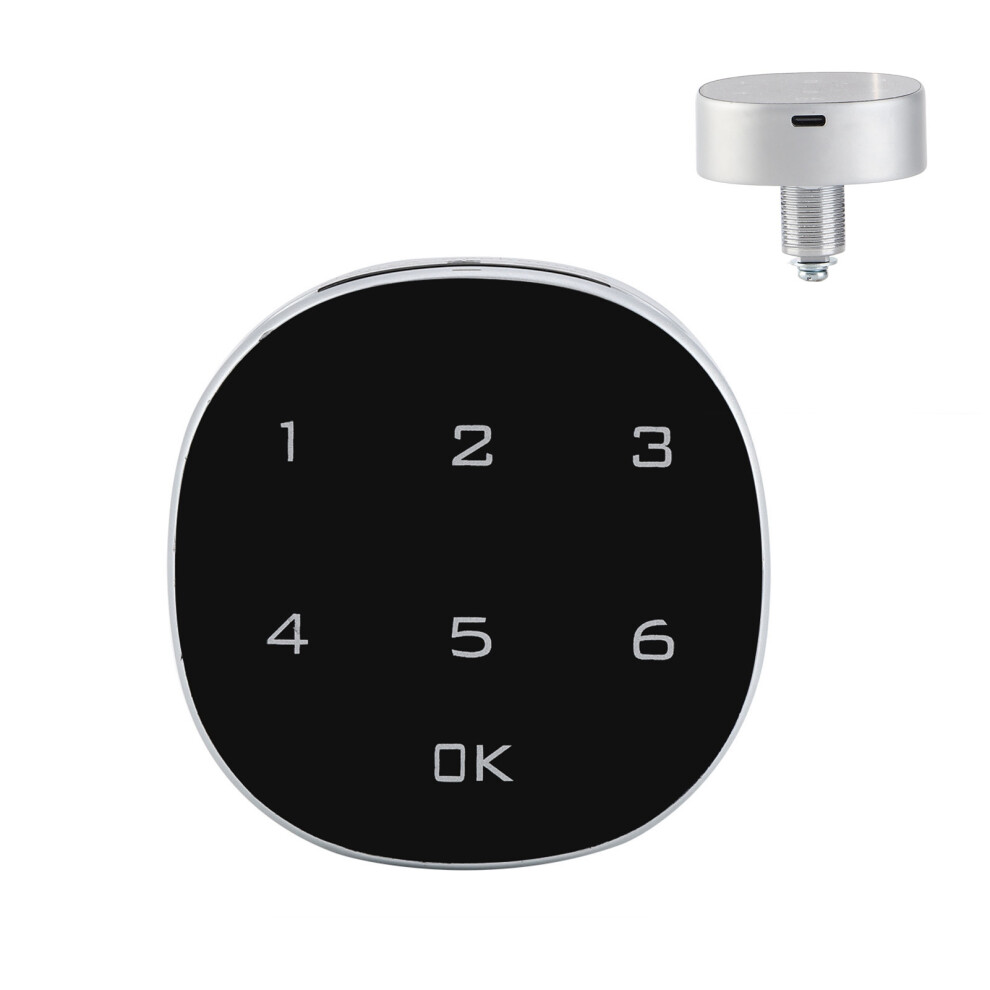 Digital Zinc Alloy Combination Lock For Cabinets, 5.6X5.6x5cm 8751362773966