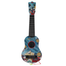 Kinderspielzeug-Ukulele, Mini-Gitarre aus Kunststoff, musikalisch