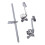 Règle à point double guide réglable pour point noué 5
