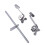 Règle à point double guide réglable pour point noué 3