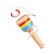 Mini pelota de madera para atrapar juguetes de pelota para atrapar