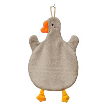 Toalha de mão com estampa fofa de animal de desenho animado, ultramacia, altamente absorvente, de secagem rápida, em microfibra com padrão de