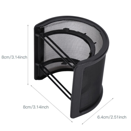 Mikrofon Pop Filter U-formad vindrutemask 2