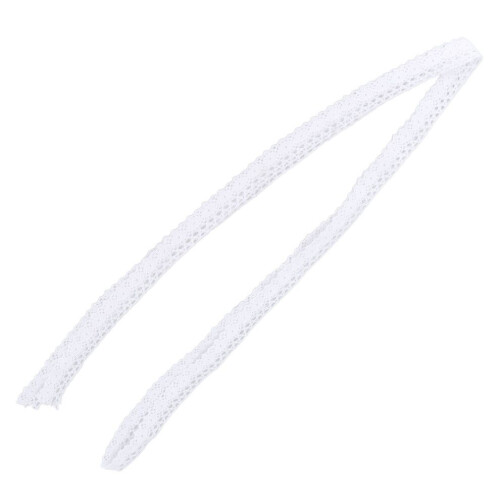Cinta de encaje de algodón DIY de 1,5 cm de ancho y 20 yardas 1