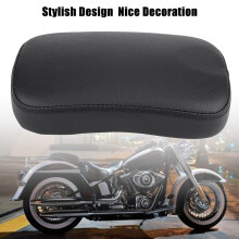 Motorcycle Suction Cup Pillion Seat for Bobber Chopper Black 6 Cup