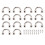 Metall-D-Ring-Verbinder-Schnallen-Bogenbrücke-D-Ring 1