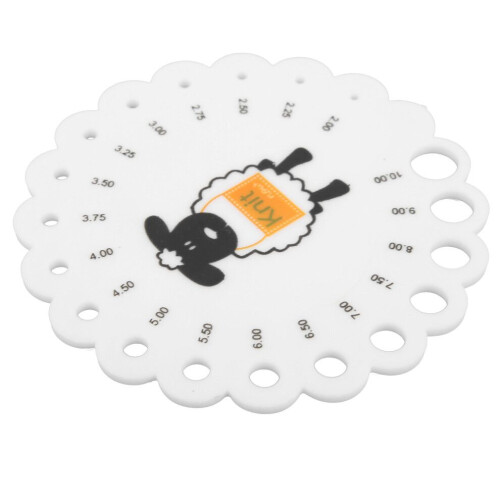 Breinaaldmeter, rond plastic meetinstrument 2