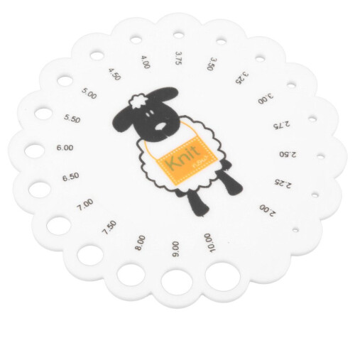 Breinaaldmeter, rond plastic meetinstrument 1