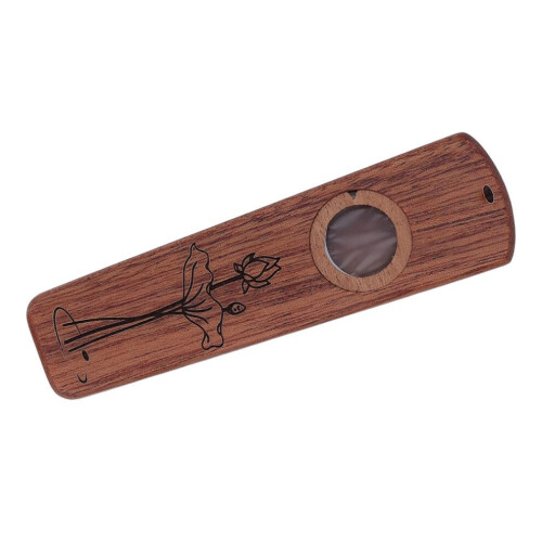 Trä Kazoo Flöjt Trä Spela Gitarr Ukulele 2
