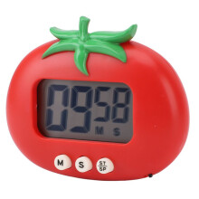 Kids Digital Timer with Loud Alarm Cute Tomato