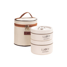 Tragbare Lunchbox für Büro und Outdoor-Aktivitäten, vakuumisolierter Lebensmittelbehälter hält Ihre Mahlzeiten frisch und warm, auslaufsichere