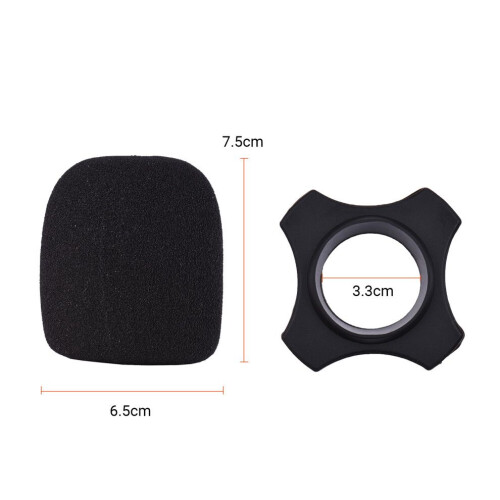 Kit de accesorios de protección para micrófono con espuma 1