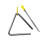 Triangle métallique avec percussion manuelle 3