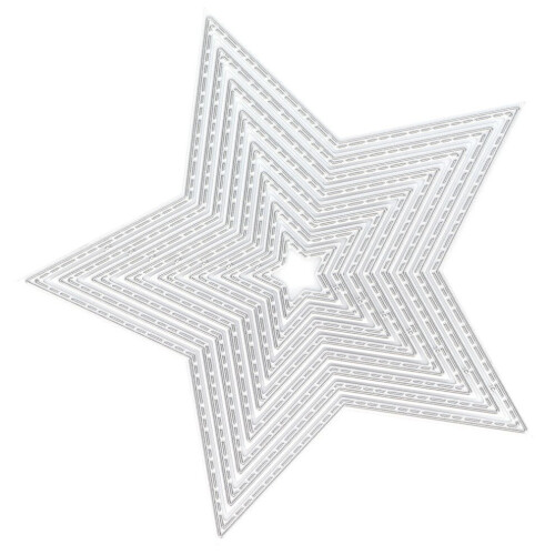 Metal Cutting Die Fivepointed Star Shape Emboss 1