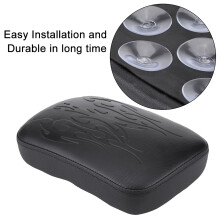 Motorcycle Pillion Seat Pad for Bobber Chopper with Suction Cups - 26x18cm