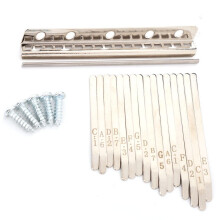 XA58 Kalimba Muzikale Toonhoogte 17 Tonen Metaal