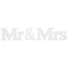 Mr. & Mrs. Wood Dekorationen für Hochzeiten