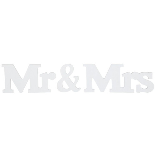 Décorations en bois Mr&Mrs pour mariages