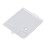 Naaldplaatafdekking, transparant, stofwerend plastic 4