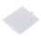Naaldplaatafdekking, transparant, stofwerend plastic 2