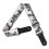 Leather Shoulder Strap Black White Printed 4