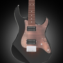 Kupfer HH Pickguard- und Rückplattenset für ST-Gitarre, 28 cm x 22 cm