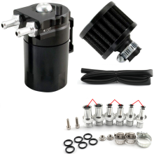 Oil Catch Expert, forvirret olieopsamlingsdåse: Universelt design til generelle modeller, aluminiumsbeholder, anodiseret finish, 300 ml kapacitet,