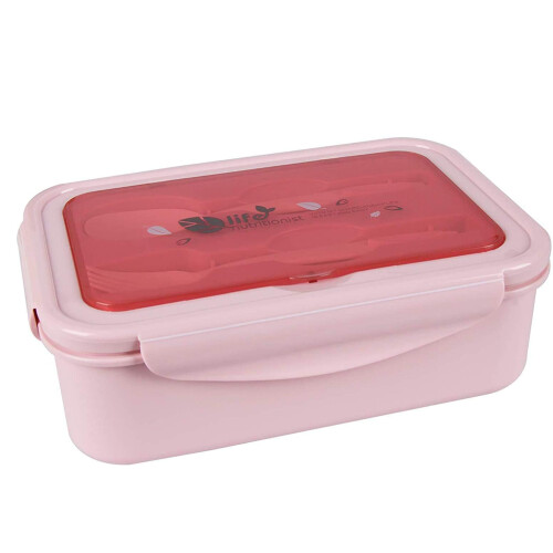 Κουτιά Bento, Υλικά τροφίμων, Δοχείο φαγητού Bento 2 στρώσεων, Φορητό και ελαφρύ, 1