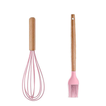 Professionelles Schneebesen-Set, rutschfester, flexibler Silikon-Schneebesen mit Antihaftbeschichtung für antihaftbeschichtetes Kochgeschirr,