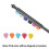 Guitar Pick Storage Holder with 5 Pick Rubber 2