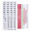 Piano Keyboard Stickers Scale Staff Decals 5
