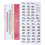 Piano Keyboard Stickers Scale Staff Decals 3