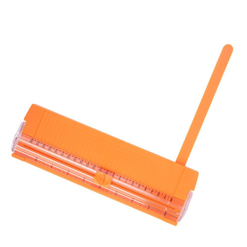 Papierschneider, orange, 2-Wege-Klinge, Doppelgriff 2