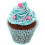 Περιτυλίγματα για cupcakes με δαντέλα και μαργαριτάρια, κομψό σχέδιο, ποιότητα 3