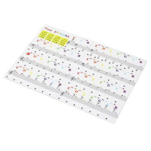Piano Keyboard Stickers Multipurpose Removable 1